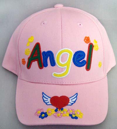''ANGEL''  Kids Embroidered Caps