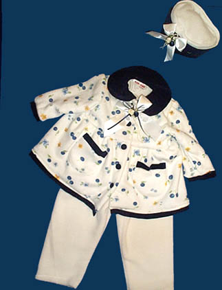 3Pc  Polar  Fleece  Sets  - For Girls  ( Sizes: 6 Mos - 4T)