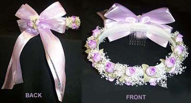 HAIR ACCESSORIES Fancy  Floral  Crowns  For  Girls   - In Color)