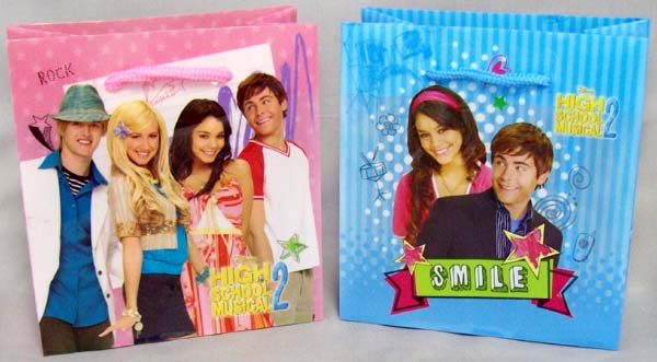 ''High School Musical'' Translucent GIFT Bags - Small  (Lic)