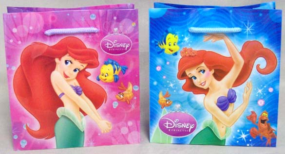 ''The Little Mermaid'' Translucent  Gift Bag - Small  (Lic)