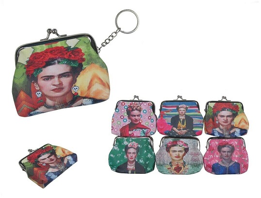 Frida Kahlo  Coin PURSES - Assorted Colors & Designs