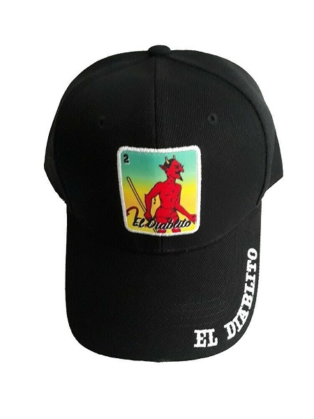 El Diablito  Loteria Baseball Caps -Mexican Lottery Baseball Caps