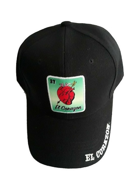 El Corazon Loteria BASEBALL CAPs - Mexican Lottery CAPs