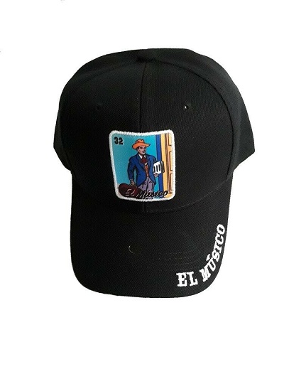 El Musico Loteria Baseball Caps - Mexican Lottery Baseball Caps