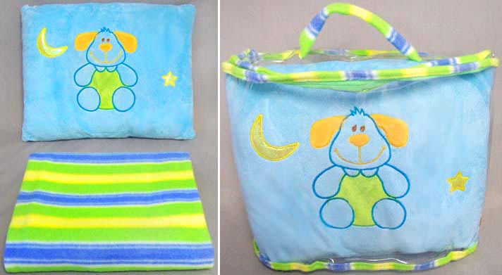 Baby  Plush Cushion &  BLANKET Set