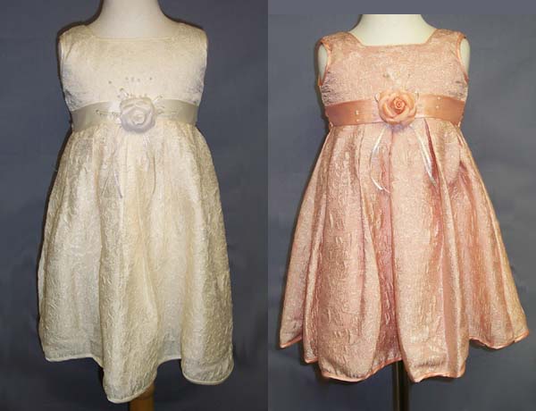 ''Elina''  Girls Sleeveless Dresses  - Sizes: 2 - 14