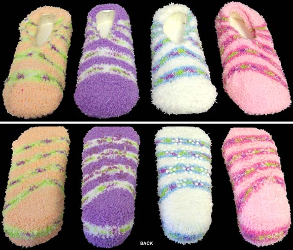 Girls Slipper Winter SOCKS - Size: 6-8 ( # WF4103)