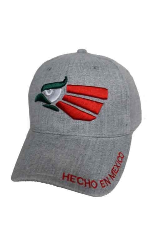 Hecho En Mexico Mexican  BASEBALL Caps - Grey Color