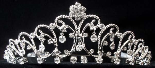 Rhinestones TIARA   ( # C10390)