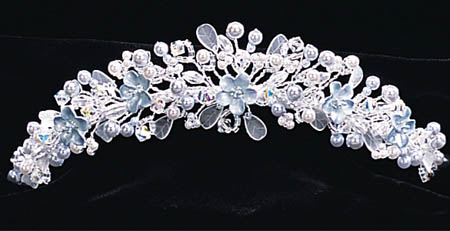 Rhinestones  TIARA  ( # HB 393)