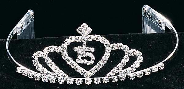 Rhinestones TIARA  - Sweet 15   (  # PS97-15)