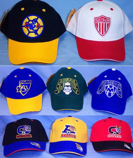 Mexican  SOCCER  Embroidered Kids Caps - Chivas