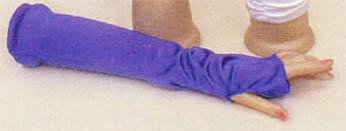 SATIN Fingerless Gloves  - For Women. Elbow Length. ( # 2246-8BL)