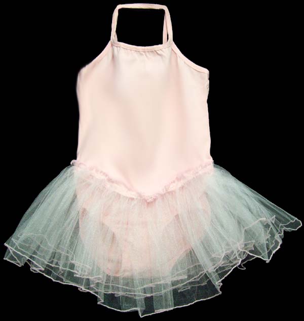 Dance Wear - Leotard With Tutu SKIRT -Pink Color ( # C27645)