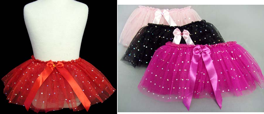 Dance Wear - Tutu SKIRT - Laser Paillette- Small ( # C28173)