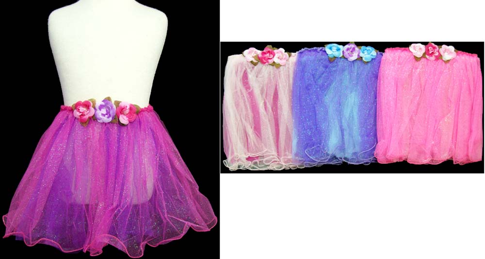 Dance Wear - Tutu SKIRT - 2 Tone Color - Small ( # C28268)