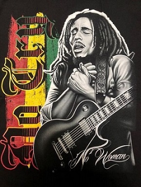 BOB MARLEY - Reggae Rasta US Screen Printed T-Shirts
