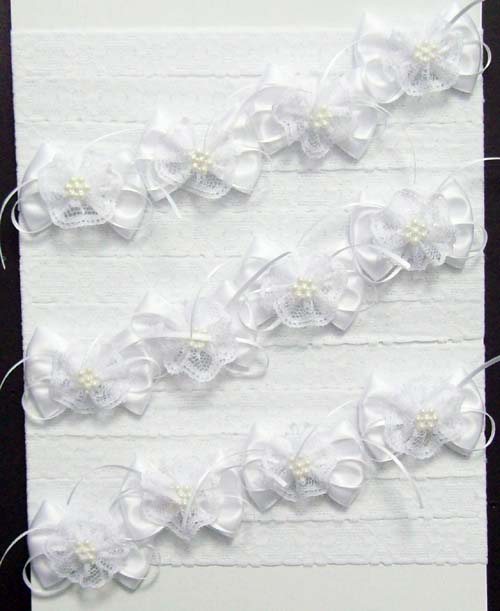 Girls  Embellished  HEADBANDs  - White Color