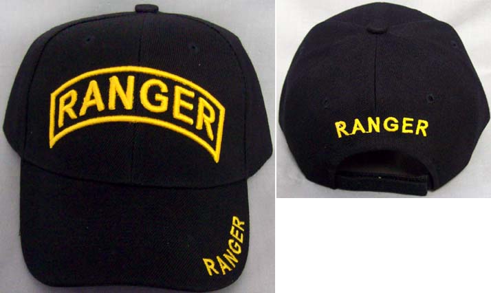Ranger .....  BASEBALL Military Caps - Black Color