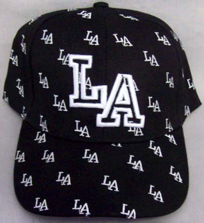 ''Los Angeles'' Embroidered BASEBALL Caps