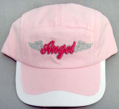 ''ANGEL''  Baby Girl Embroiddred Pink Cap