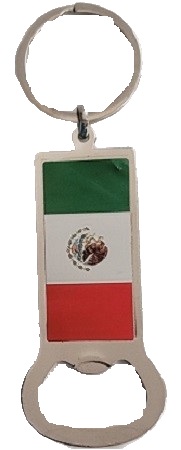 MEXICO Metal Key Chain & Bottle Opener Combo