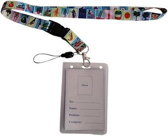 Loteria Mexican Lottery Lanyard With Picture ID