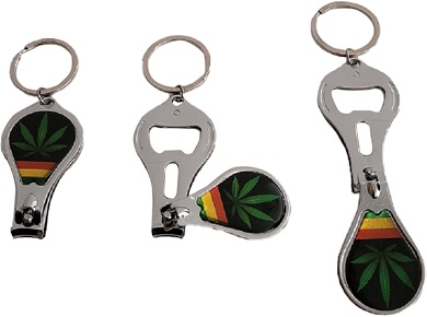 Marijuana  Key Chain Bottle Opener & NAIL Clipper (HM-75905-240)