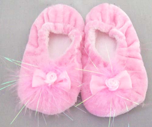 Dance Wear - Pink  Ballerina SLIPPERS ( #  CBS27604S-LPK)