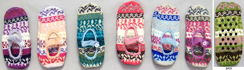 SLIPPER Socks For Teenagers/Women  ( # WF1142)