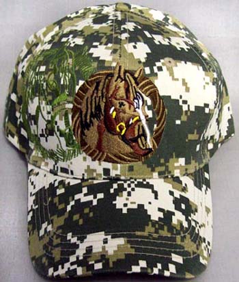 HORSE ------  Embroidered Camo Baseball  Caps