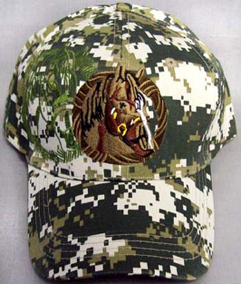 Horse ------  Embroidered Camo BASEBALL  CAPs