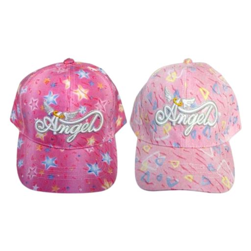 ''Angel'' Women Embroidered Baseball Caps Hats With GLITTER.