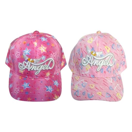 ''Angel'' Women Embroidered Baseball Caps HATS With Glitter.