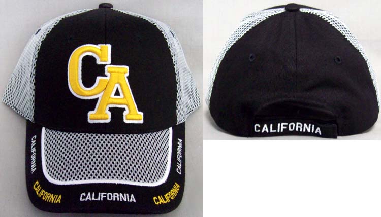 US Cities/States Embroidered Caps - California