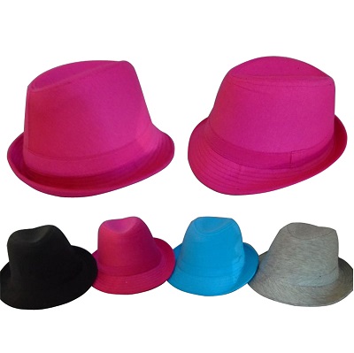 Fedora Trilby HATs For Women & Adults - 4 Color Choice