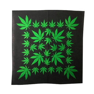 Marijuana Weed COTTON Bandannas