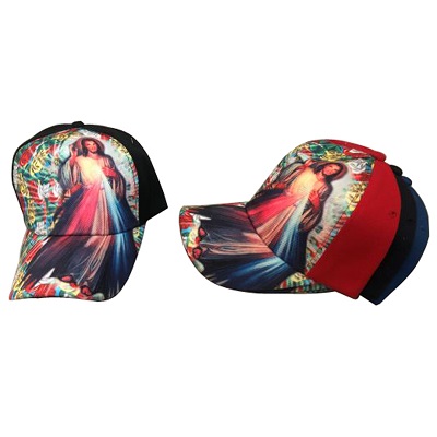 Jesus Christ Catholic Mexican Style  Screen Printed BASEBALL Caps