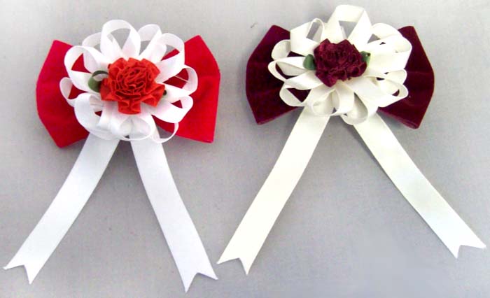Girls Hairbows In VELVET