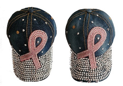 Breast Cancer Awareness  Rhinestones Baseball Caps