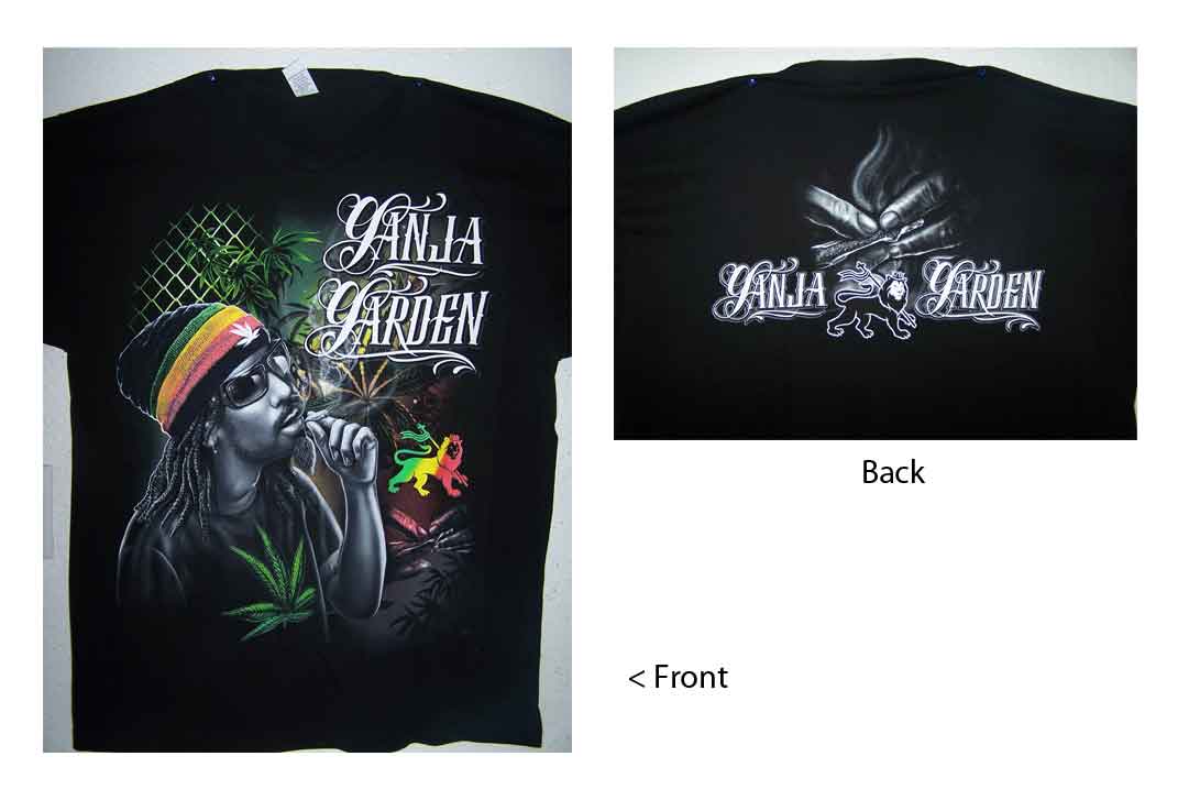 Marijuana  Reggae  Rasta T-SHIRTs  ...... Ganja Garden