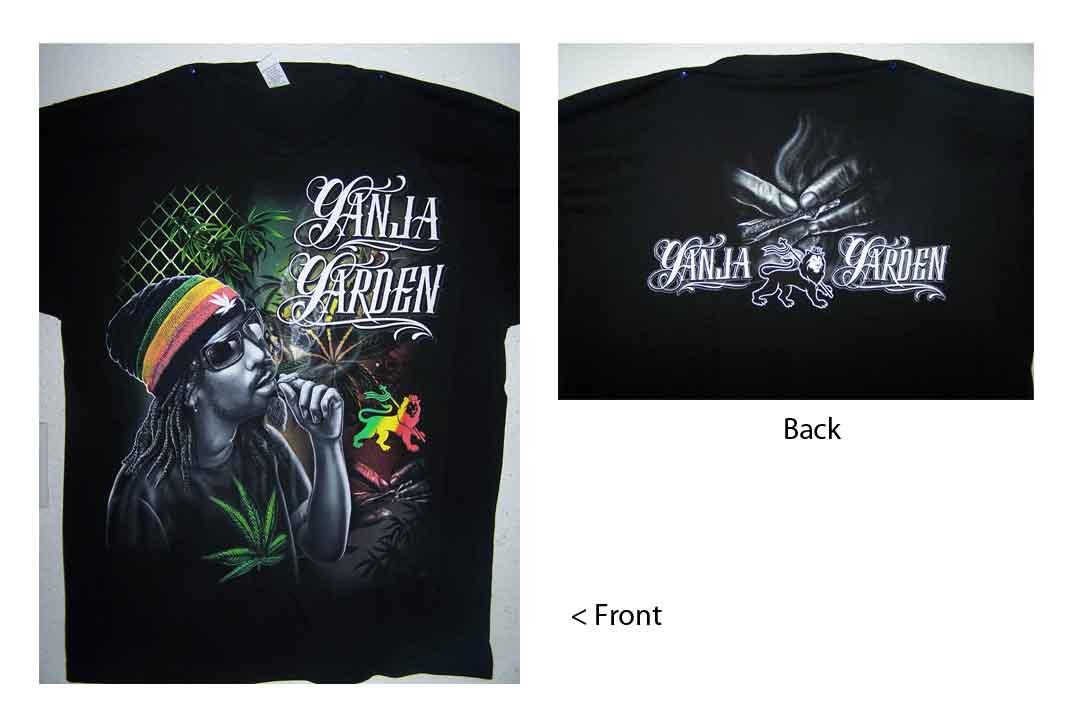 Marijuana  Reggae  Rasta T-SHIRTS  ...... Ganja Garden