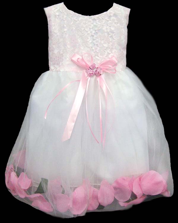 ''Baby  Flora III'' Pageant Dresses - Flower Petal: 9-24 Mos