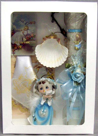 Christening GIFT Boxed Set - For Boys - English Version (# 3699)