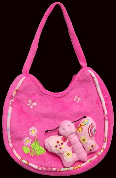 Girls Embroidered HANDBAG  - Pink Color  ( # CP1006)