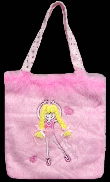 Dance Wear  - ''Ballerina'' Girls PLUSH Hand Bag ( # 27734)