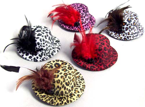 HAIR ACCESSORIES - HAIR Clip Pins  - Animal Prints Hats