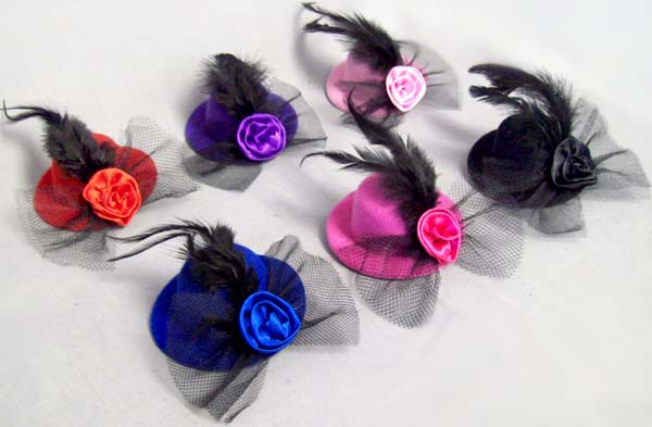 Hair Accessories - Hair Clips For Girls - HATS With Feather