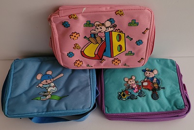 Lunch BAGS For  Boys & Girls Mix Colors
